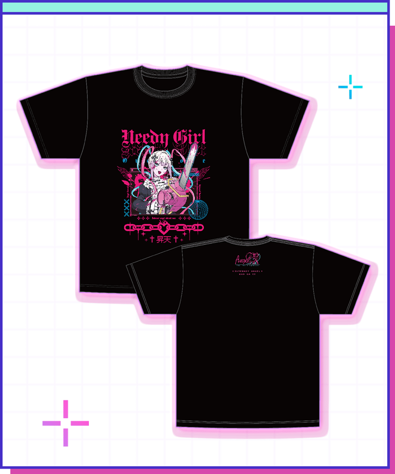 3rdグッズ】NEEDY GIRL OVERDOSE グラフィックTシャツ（チェーンソー） 