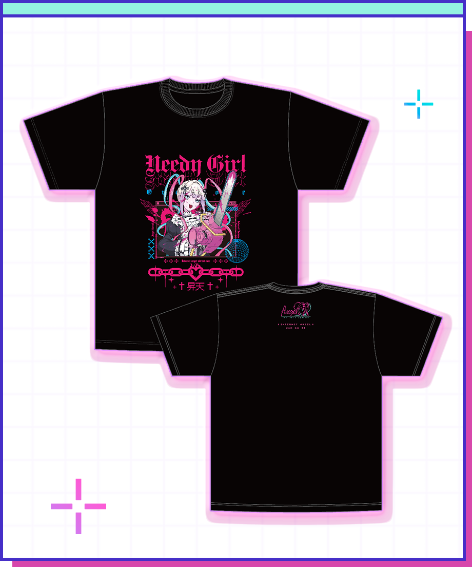 【11/15のみ】NEEDY GIRL OVERDOSE Tシャツ 超てんちゃん