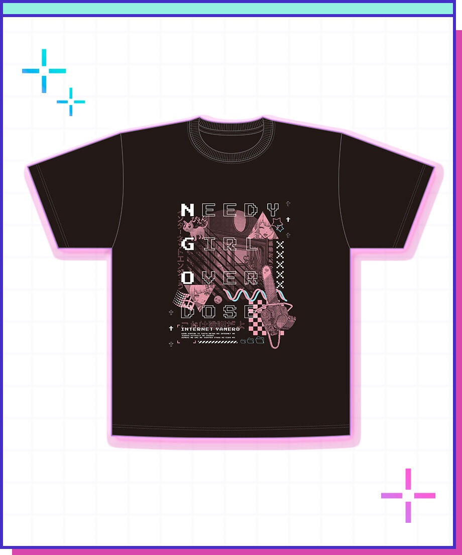 事後通販】1stグッズ:NEEDY GIRL OVERDOSE グラフィックTシャツ 事後通販】1stグッズ:NEEDY GIRL OVERDOSE グラフィックTシャツ
