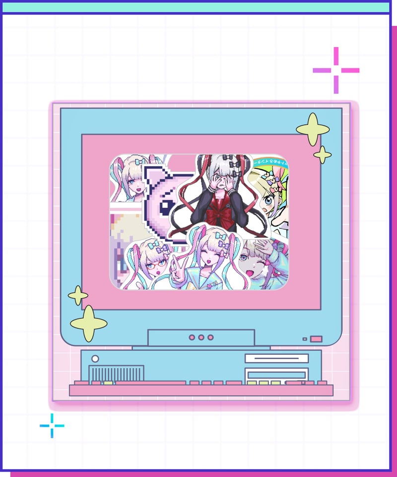NEEDY GIRL OVERDOSE フレークシール 超てんちゃん あめちゃん あめちゃんまみれフレークシール | NEEDY GIRL OVERDOSE
