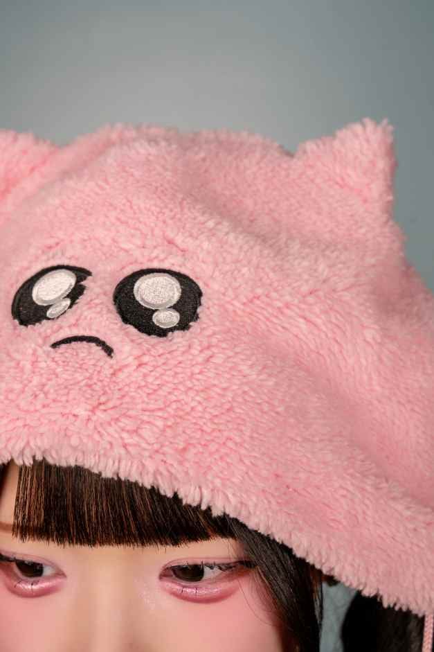 ニディガ展4開催記念過去グッズ祭り】ぴえん猫ねこみみキャップ