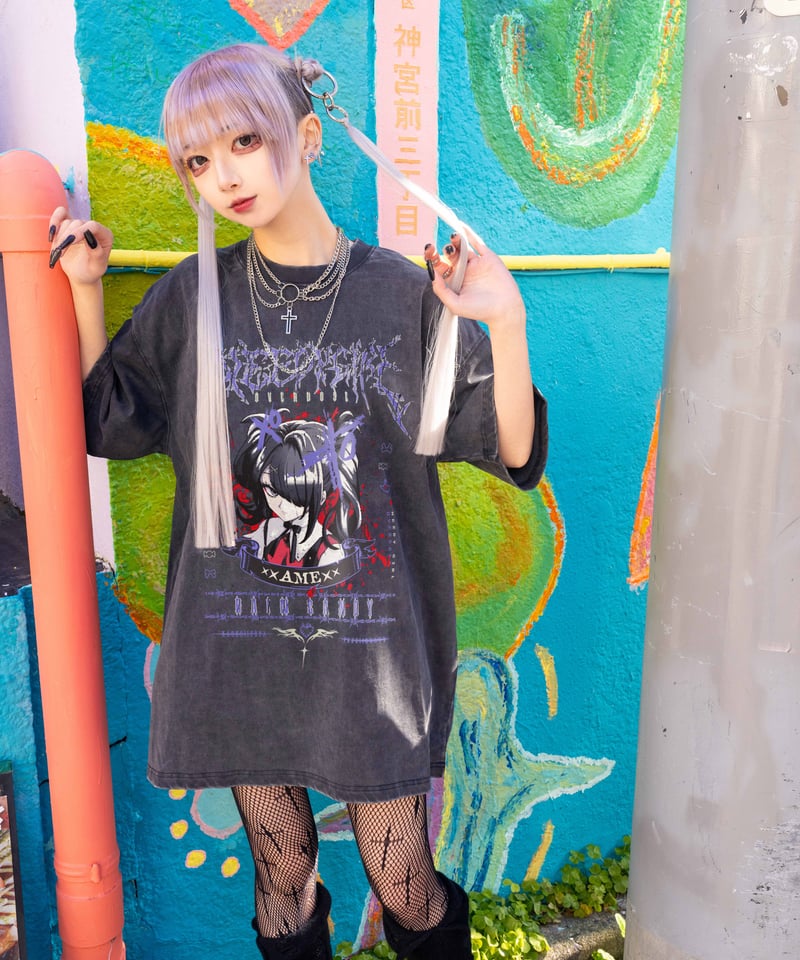 あめちゃんウォッシュT | NEEDY GIRL OVERDOSE OFFICIAL STORE あめちゃんウォッシュT | NEEDY GIRL OVERDOSE OFFICIAL STORE