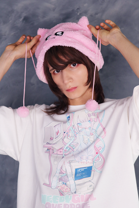 ニディガ展4開催記念過去グッズ祭り】ぴえん猫ねこみみキャップ