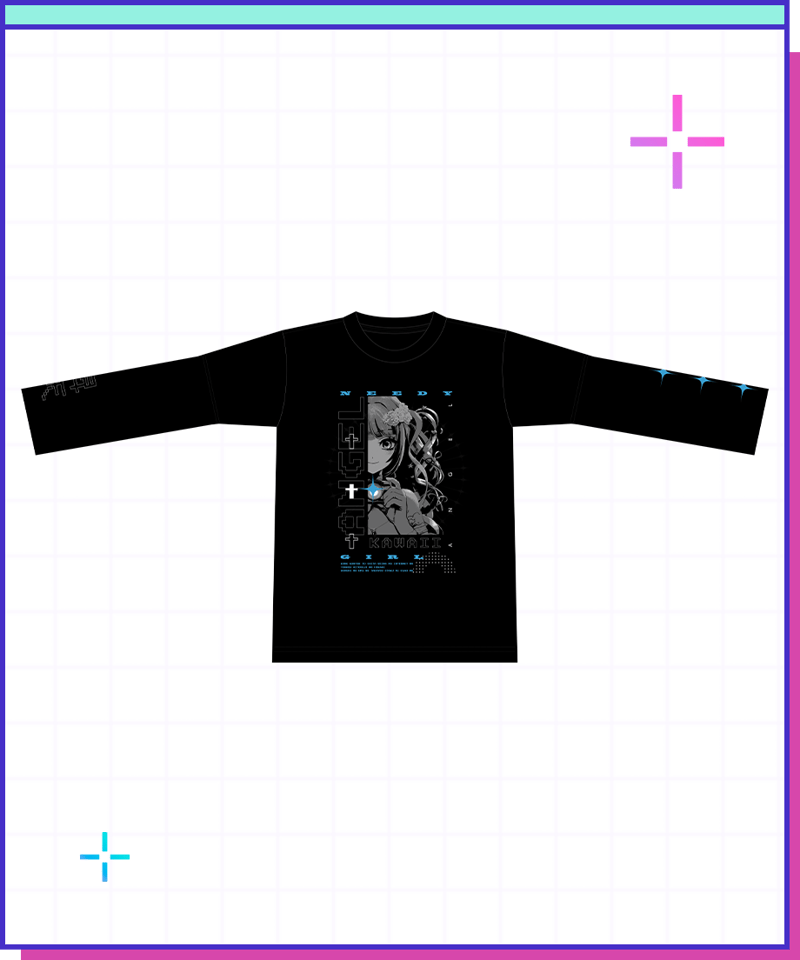 ニディガ Tシャツ ロンT まとめ売り ニディガ展4】超てんちゃんフラッシュロンT | NEEDY GIRL OVERDOSE OF
