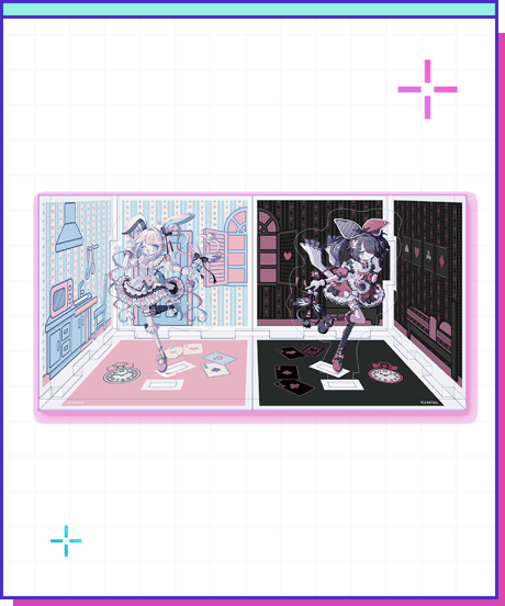 【ニディガ展4】あめちゃんアクリルステージ