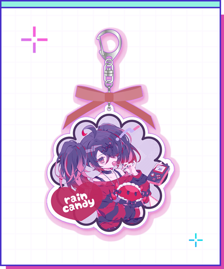 【ゆるふわえんじぇるがーる】KVあめちゃんリボンアクキー