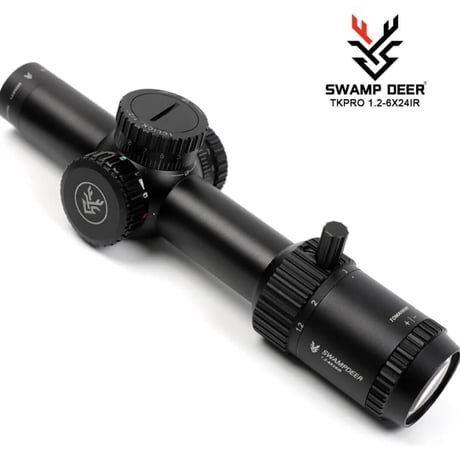SWAMP DEER OPTICS 1.2-6X24mm IR ショートスコープ（実銃対応規格）