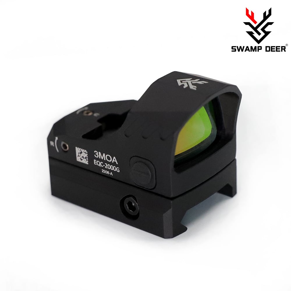ドットサイト(SWAMP DEER EQC 1×24 Mini) SWAMP DEER OPTICS EQC 1×24 Mini ドットサイト（実銃対応規格）