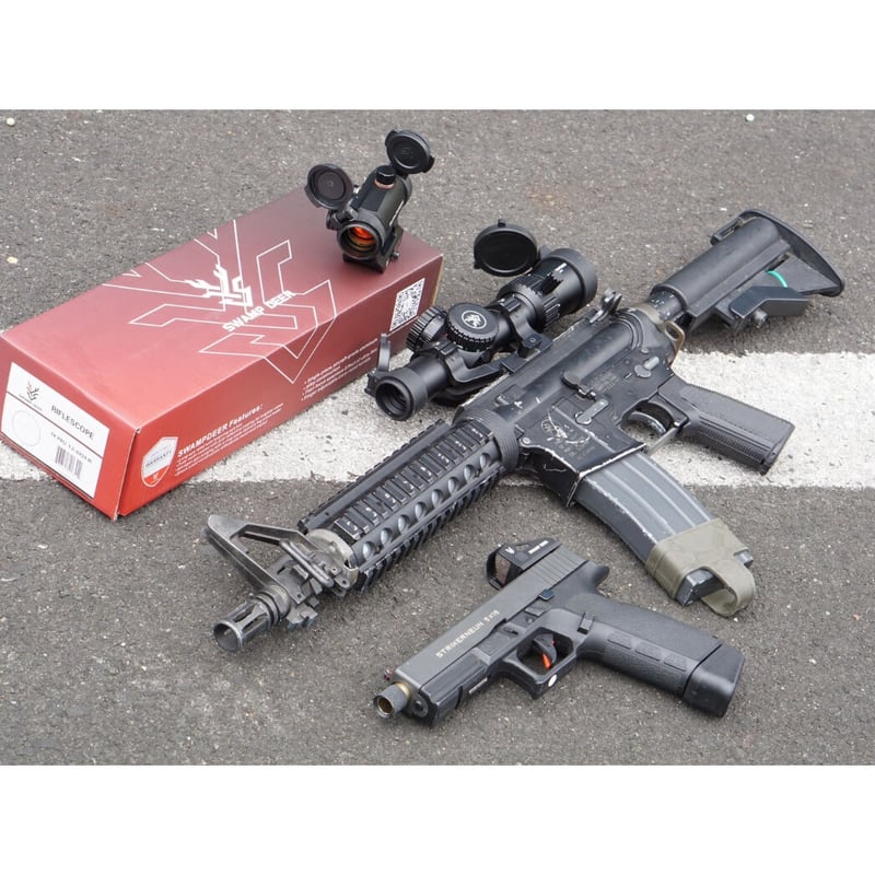 新品未使用 ホークサイドワインダー 4-12×52 ライフルスコープ 実銃用 