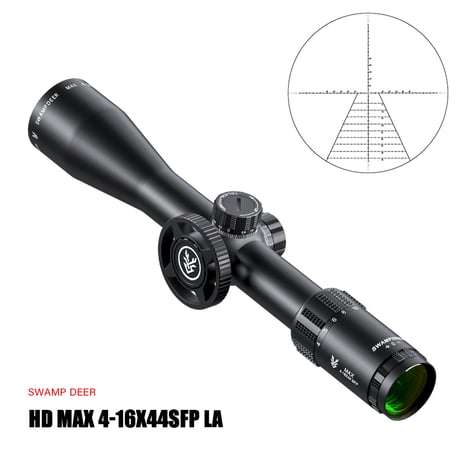 SWAMP DEER OPTICS HD MAX 4-16X44mm SFP ライフルスコープ（実銃対応規格）