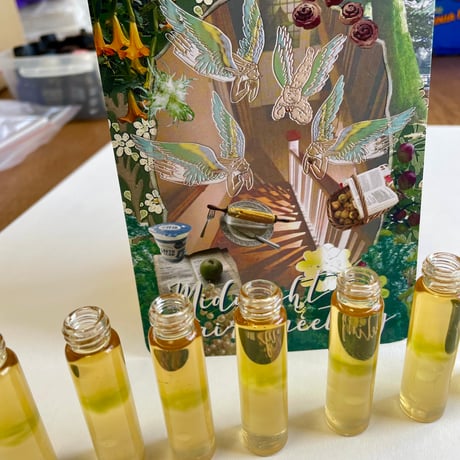 【 Great Journey Herb tincture | Midnight Fairy Meeting 】天然ハーブのフレグランス＆エナジーカード | ミッドナイトフェアリーミーティング