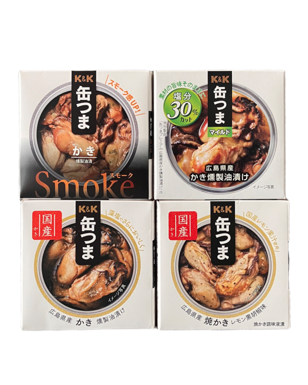 【缶つま】牡蠣4種類セット　oh!　tsumami