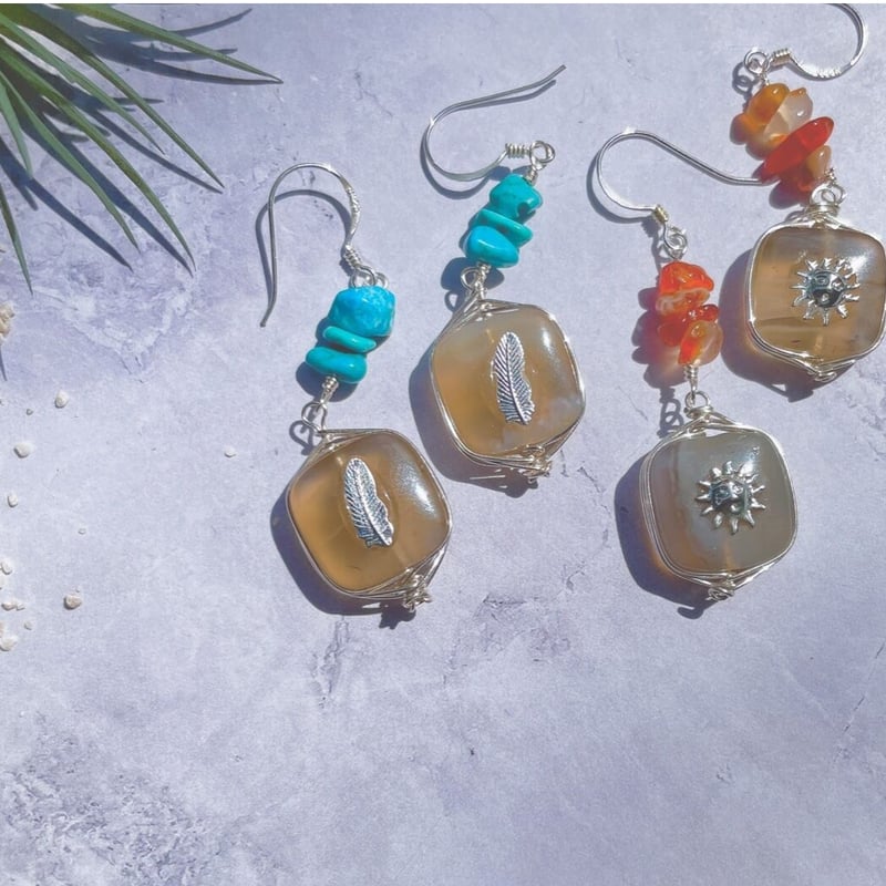 pierce〗 さざれ石ピアス×シルバー | mer scintillante 