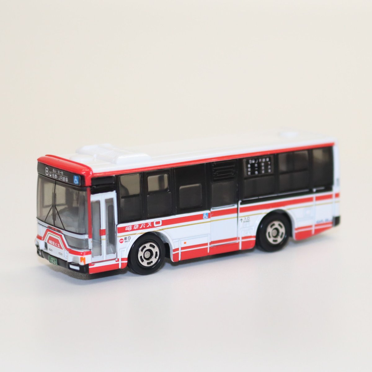 岐阜バス　創立80周年記念オリジナルトミカ　路線バス、観光バス