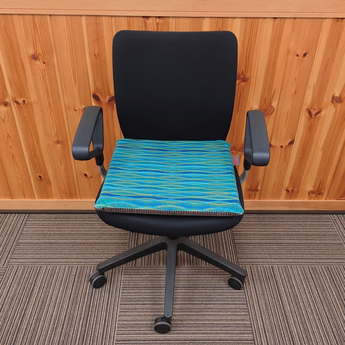 京王8000系 座席生地・モケット使用 座布団 シートクッション 2点