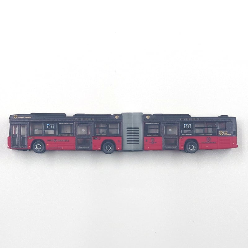 1/150スケールバス模型 バスコレクション「連節バス GIFU RED OMNIBUS