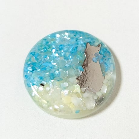 レジン　ボタン　猫