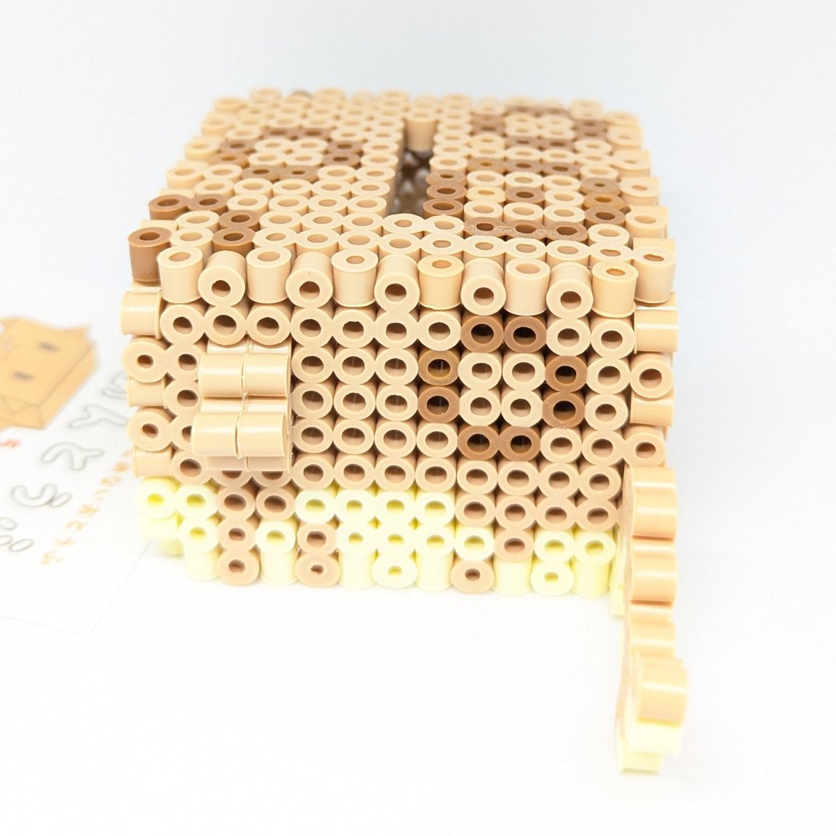 あずきちゃんピーモンタイト　へび　パーツ　1-239 アイロンビーズ 貯金箱 もめんとうふ ヘビ へーみぃ | accommon STORE
