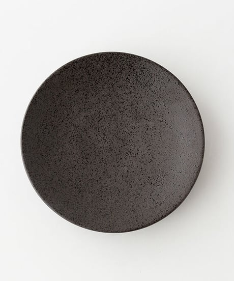 黒釉中皿