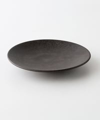 黒釉中皿