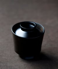 栃すり漆蓋付椀φ2.5
