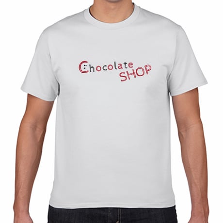 【Tシャツ】オリジナル「チョコレートショップロゴ」【薄手】