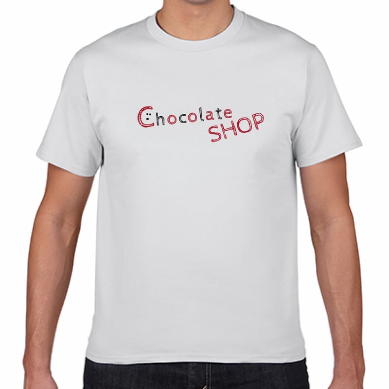 Tシャツ】オリジナル「チョコレートショップロゴ」【薄手
