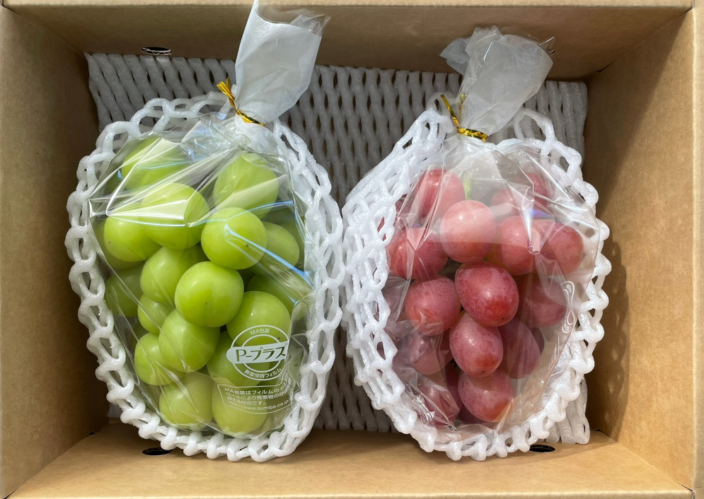 新発売】葡萄『ｼｬｲﾝﾏｽｶｯﾄ1房』 &『 ｸｲ-ﾝﾙｰｼﾞｭⓇ1房』合計1.0kg