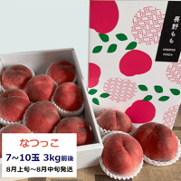 桃『なつっこ』　大玉7～10玉(3kg前後)