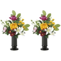 仏花小菊2個セット(器付)[2388A75]