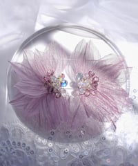 【イヤリング】咲いたflowerピンク