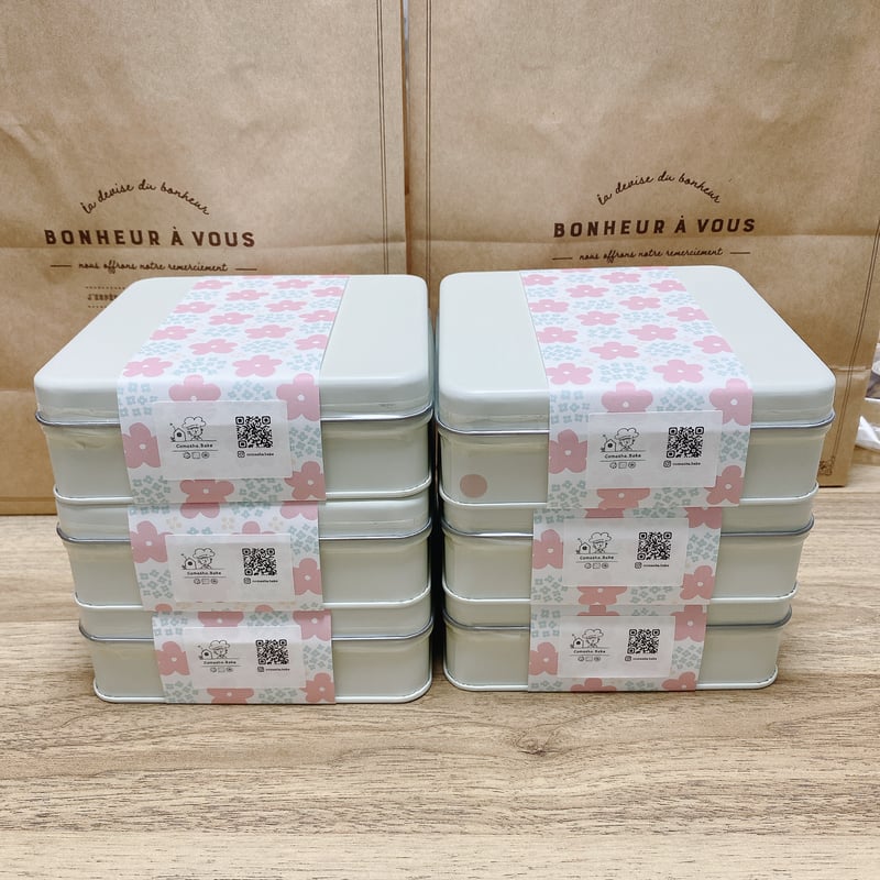 うさぎクッキー缶】（7種類) 7/26〜28順次発送 | Comasha.Bake