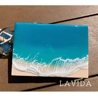 ひなたオーシャンアート　ハートの海　波アート オーシャンアート🌊 サイズA4 (297×210mm) 厚み20mm🌊🌊 海の中