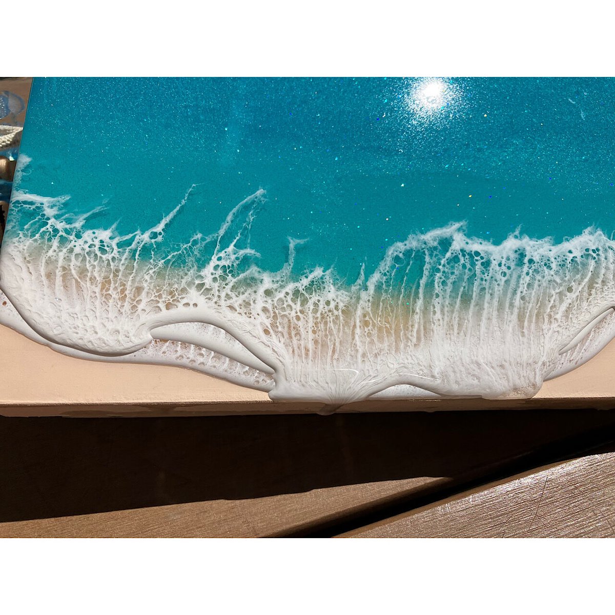 海のレジンアート A5 しゅわしゅわ白波 | la vida