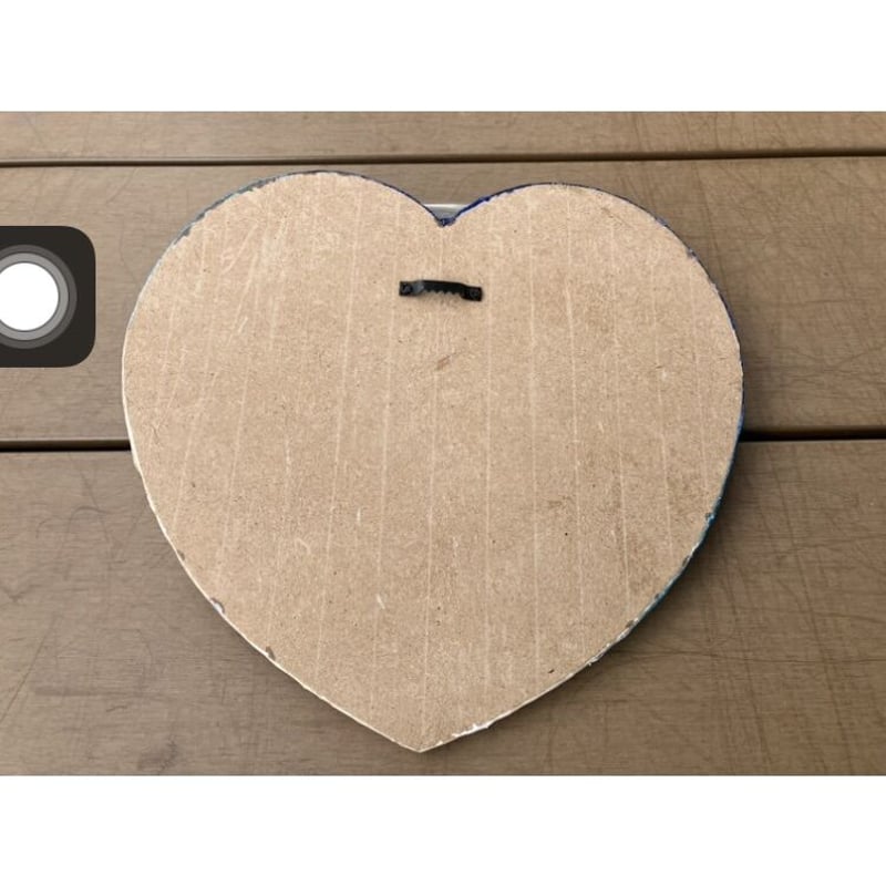 海のレジンアート ハート 白波 波二層 90 送料無料 | la vida