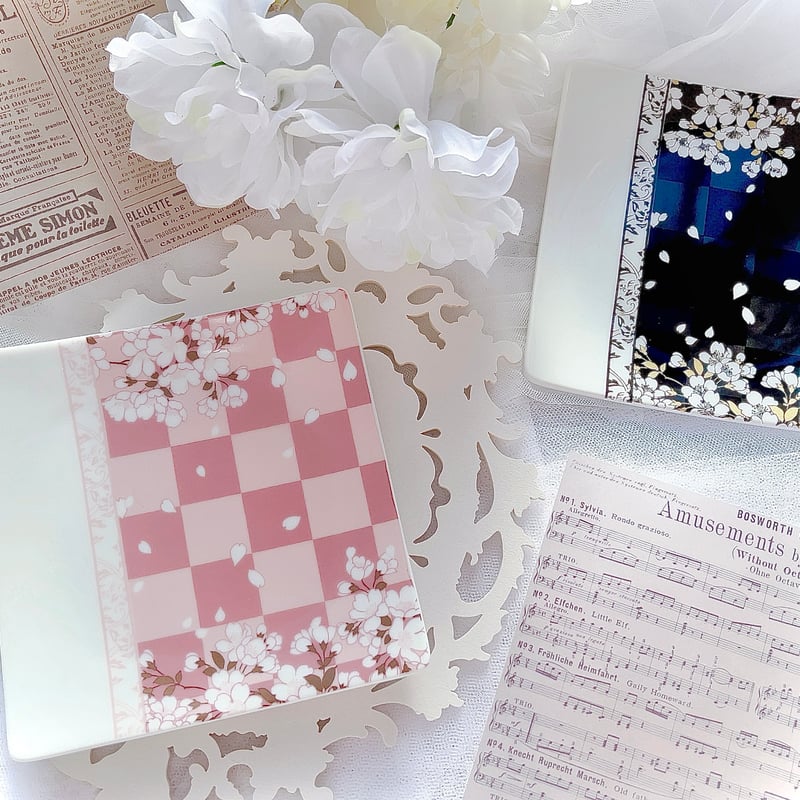 白磁用】櫻の宴・櫻色 転写紙 A4 | Christina Reefa