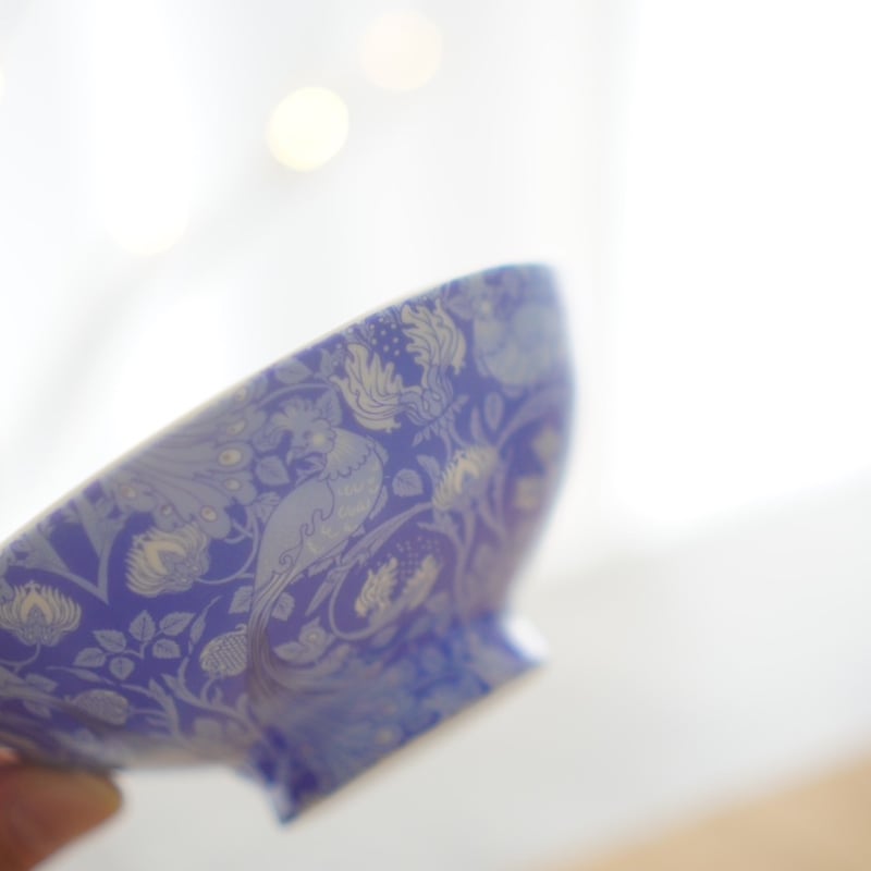 白磁用】孔雀クラシック・ブルー 転写紙 A3 | Christina Reefa