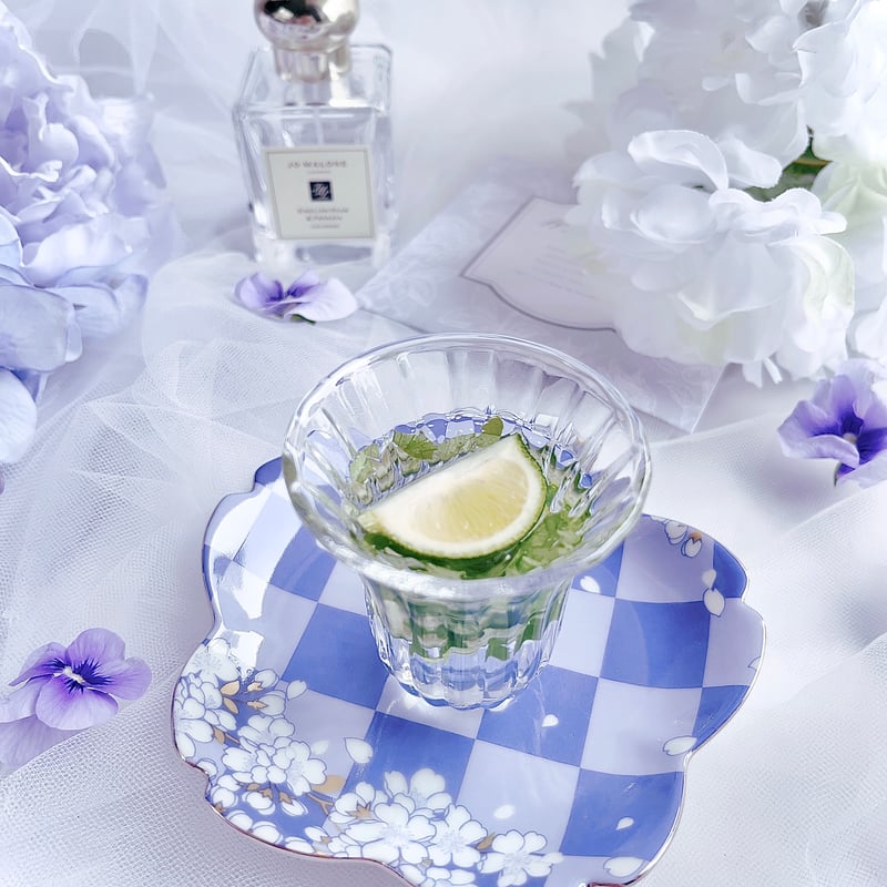 白磁用】櫻の宴 花緑青・瑠璃色 2色セット(1枚 968円) A4 | Christ