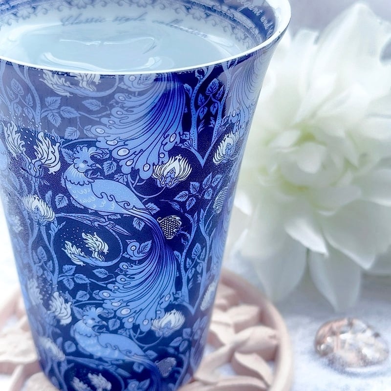 白磁用】孔雀クラシック・ネイビー 転写紙 A3 | Christina Reefa