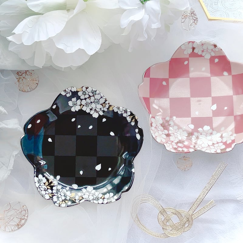 白磁用】櫻の宴・漆黒 転写紙 A4 | Christina Reefa