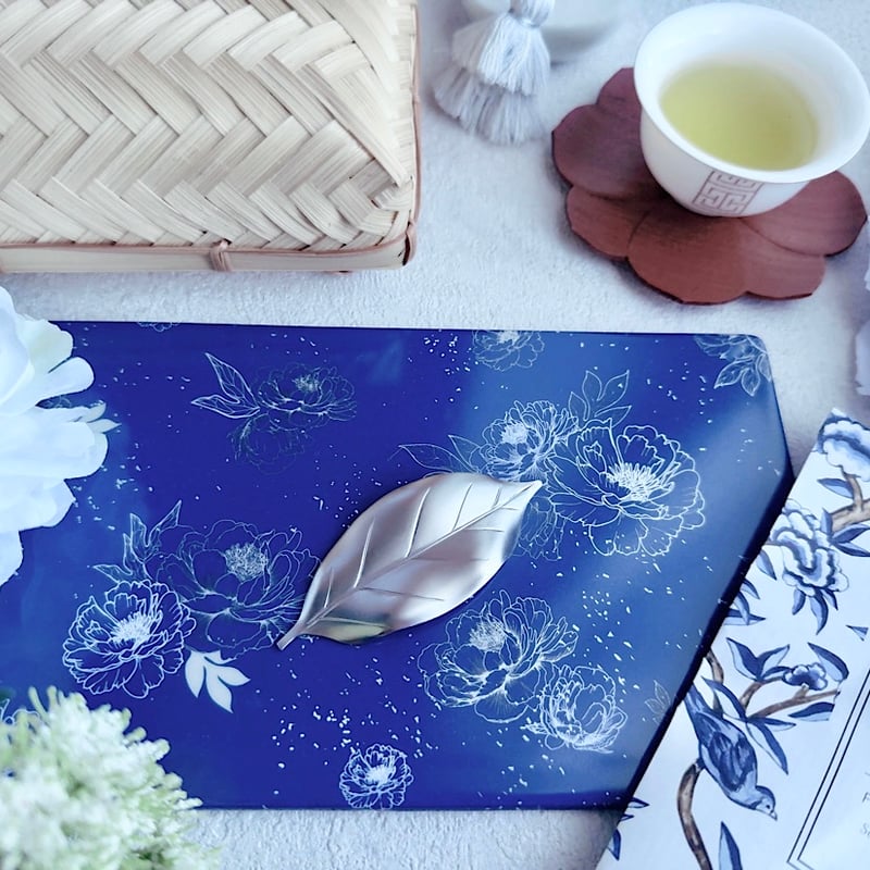 白磁用】芍薬の宵 転写紙 瑠璃紺 A4 | Christina Reefa