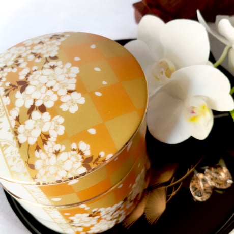 【白磁用】櫻の宴・金箔風 転写紙   A4