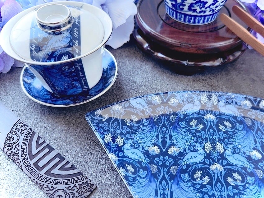 白磁用】孔雀クラシック・ネイビー 転写紙 A3 | Christina Reefa