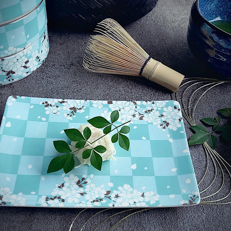 白磁用】櫻の宴・花緑青 転写紙 A4 | Christina Reefa