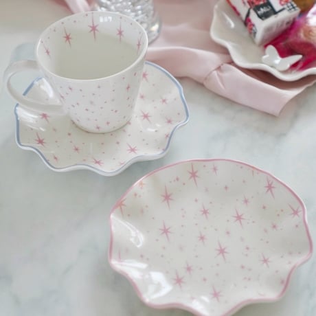 【白磁用】スターリーナイト ピンク＆ブルー　2色セット (1枚924円) A3