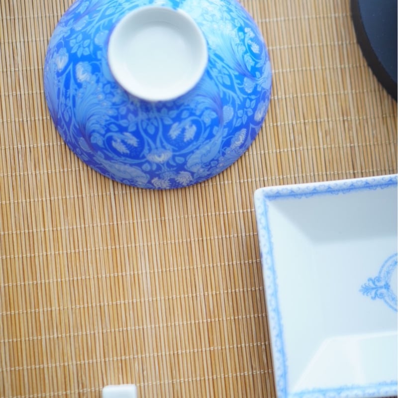 白磁用】孔雀クラシック・ブルー 転写紙 A3 | Christina Reefa