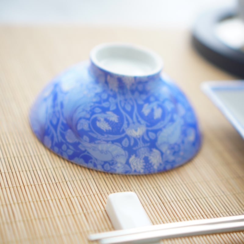 白磁用】孔雀クラシック・ブルー 転写紙 A3 | Christina Reefa