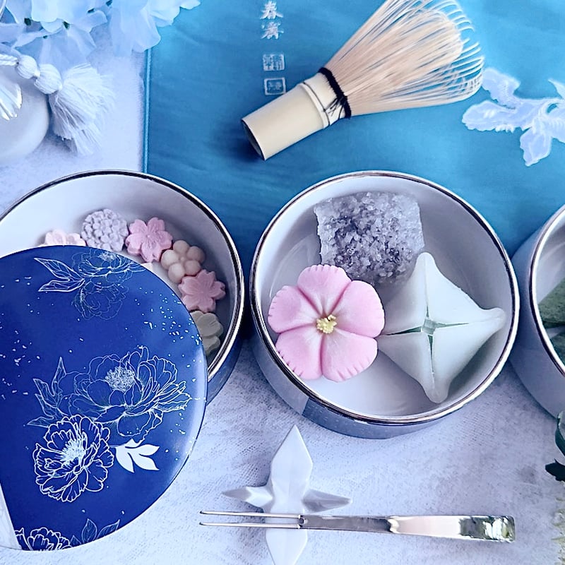 白磁用】芍薬の宵 転写紙 瑠璃紺 A4 | Christina Reefa