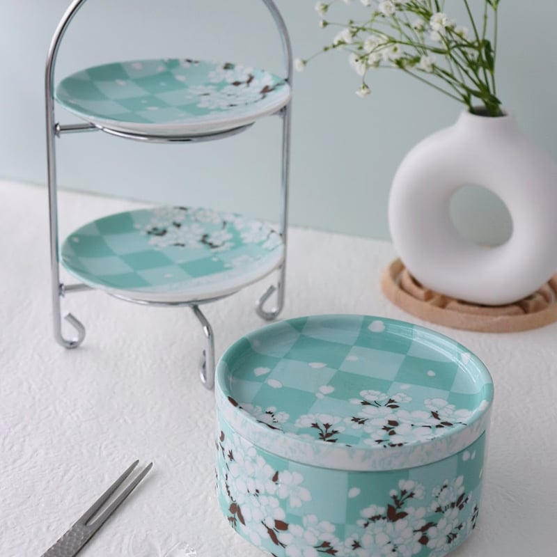 白磁用】櫻の宴・花緑青 転写紙 A4 | Christina Reefa