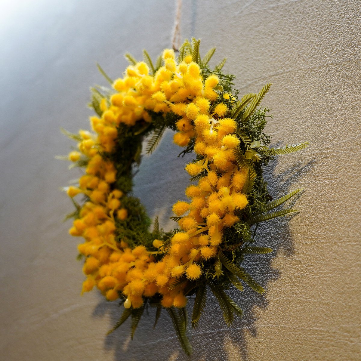 春を呼ぶミモザリース 桜色 【公式通販】